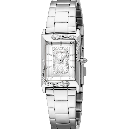 Just Cavalli Dolcezza Snake Silver Stainless Steel Bracelet