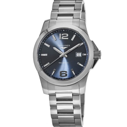 Longines Conquest Silver Stainless Steel Bracelet