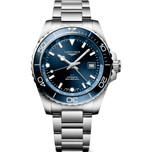 LONGINES HydroConquest GMT Automatic Silver Stainless Steel Bracelet