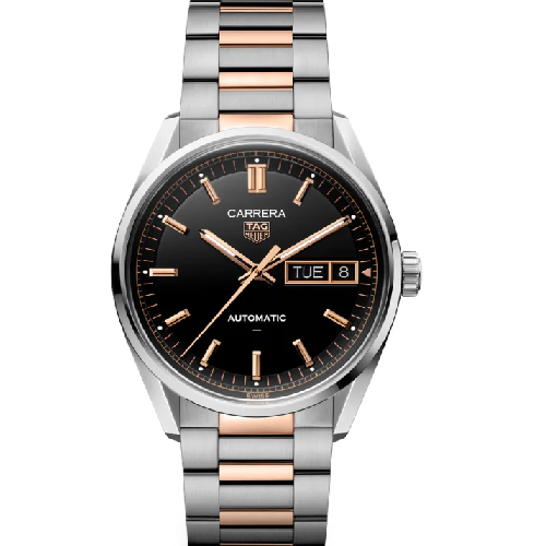 TAG Heuer Carrera Day-Date Automatic Two Tone Stainless Steel Bracelet