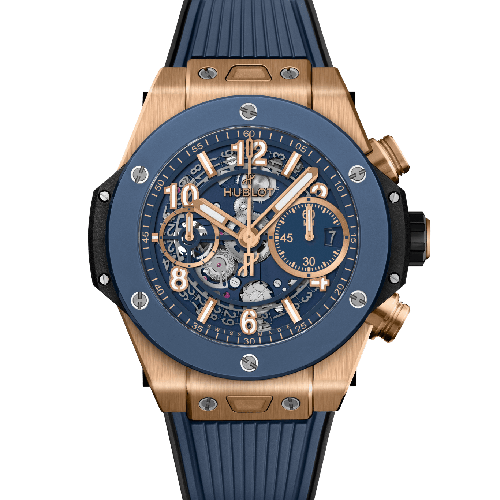 Hublot Bing Bang Unico King Gold Blue Ceramic 42 mm