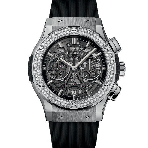Hublot Classic Fusion Aerofusion Titanium Diamonds 45 mm