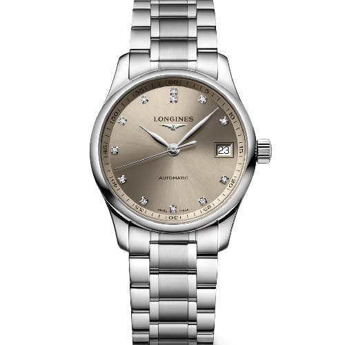 Longines Master Collection Automatic Silver Stainless Steel Bracelet 34 mm