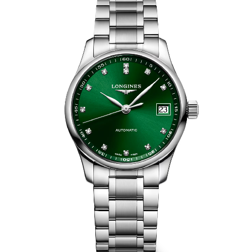 Longines Master Collection Automatic Silver Stainless Steel Bracelet 34 mm