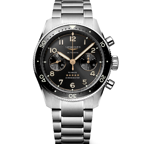 Longines Spirit Flyback Chronograph Stainless Steel Bracelet 42 mm