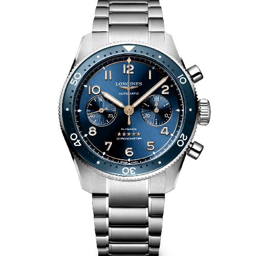 Longines Spirit Flyback Chronograph Stainless Steel Bracelet 42 mm