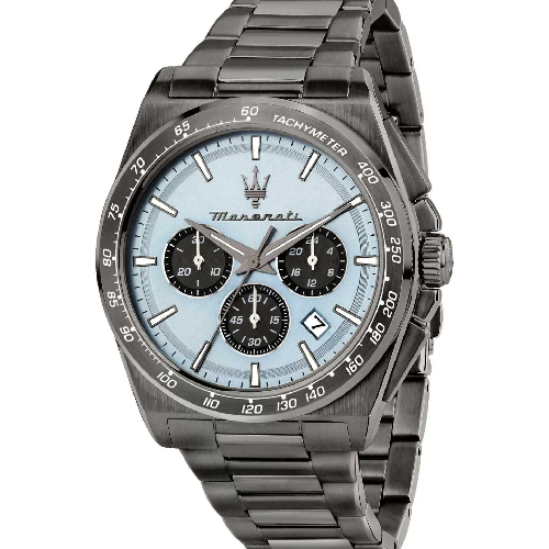 Maserati Velocita Chronograph Black Stainless Steel Bracelet