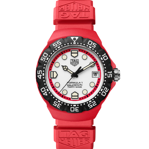 TAG Heuer Formula 1 Solargraph  Solar Quartz, 38 mm, TH-Polylight Red