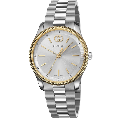 GUCCI G-Timeless 29 mm Silver Stainless Steel Bracelet