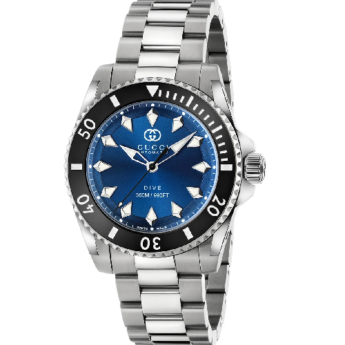 GUCCI Dive Automatic Stainless Steel Bracelet