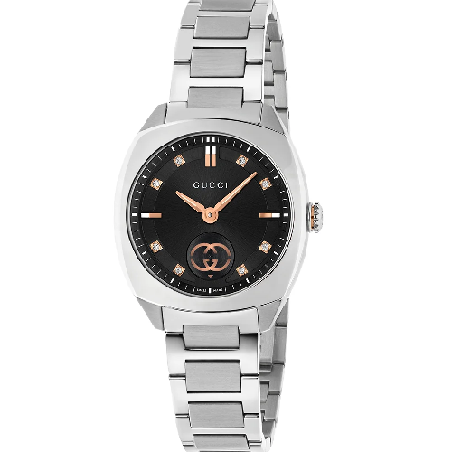GUCCI INTERLOCKING Quartz Stainless Steel Bracelet