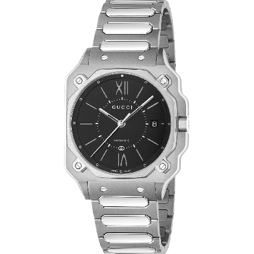 GUCCI G-Flat Automatic Stainless Steel Bracelet