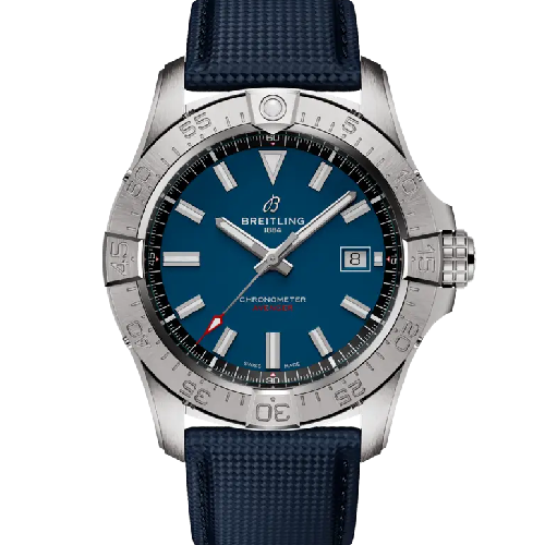 Breitling Avenger Automatic 42 Blue Leather Strap