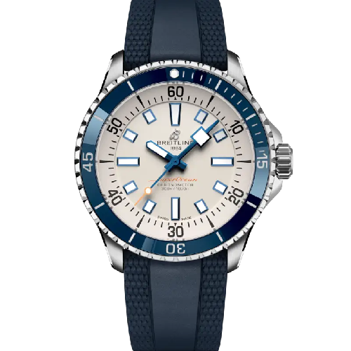Breitling Superocean Automatic 42 Blue Rubber Strap