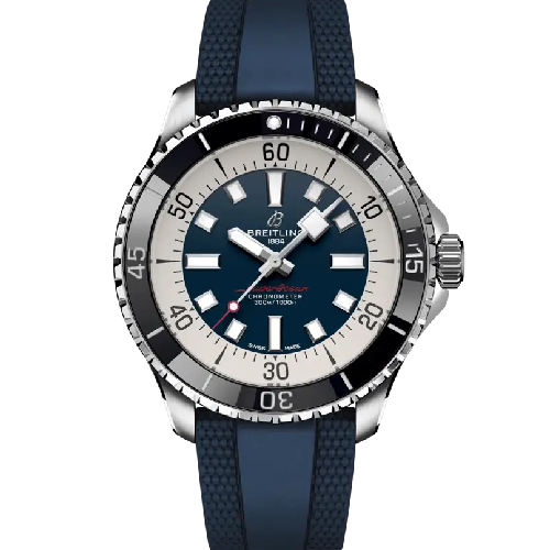 Breitling Superocean Automatic 44 Blue Rubber Strap