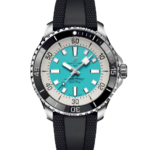 Breitling Superocean Automatic 44 Black Rubber Strap