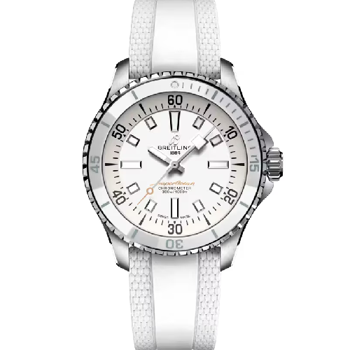 Breitling Superocean Automatic 36 White Rubber Strap