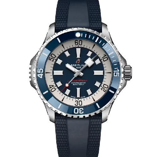 Breitling Superocean Automatic 46 Blue Rubber Strap