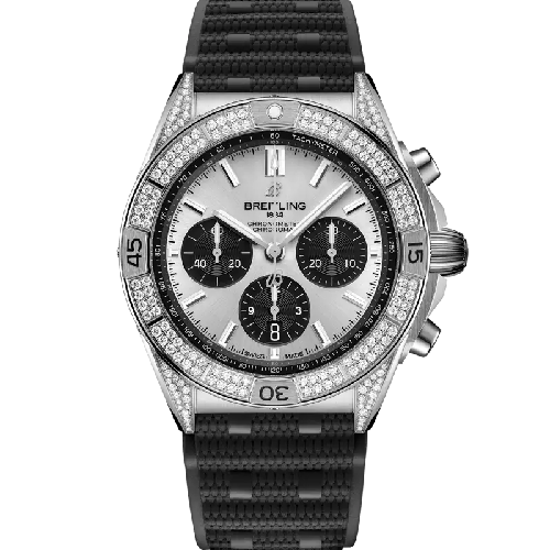 Breitling Chronomat B01 42 Black Rubber Strap