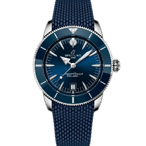 Breitling Superocean Heritage B31 Automatic 42 Blue Rubber Strap