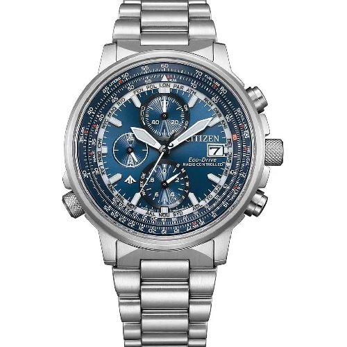 Citizen Promaster Sky Eco-Drive Radio Controlled Chronograph Stainless Steel Bracelet