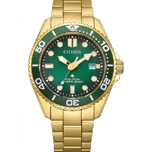 CITIZEN Promaster Eco-Drive Diver Gold Stainless Steel Bracelet