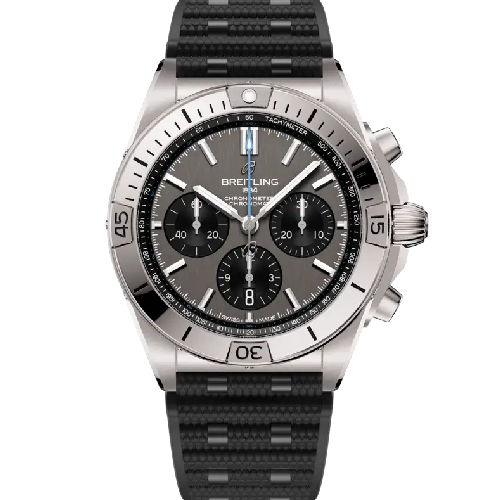 Breitling Chronomat B01 42 Black Rubber Strap