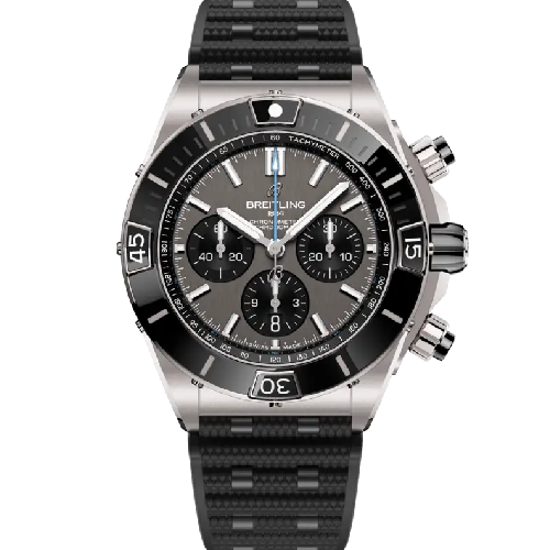 Breitling Chronomat B01 42 Black Rubber Strap