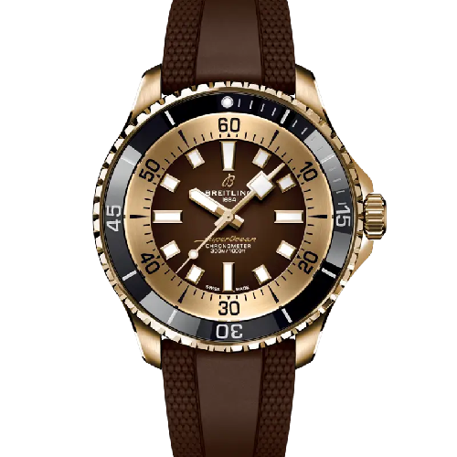 Breitling Superocean Automatic 44 Brown Rubber Strap