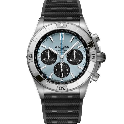 Breitling Chronomat B01 42 Black Rubber Strap