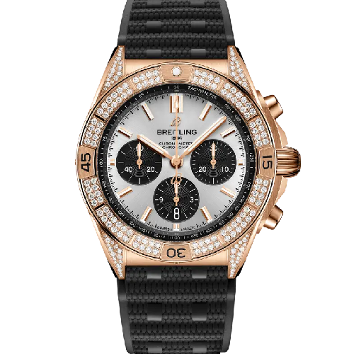 Breitling Chronomat B01 42 Black Rubber Strap