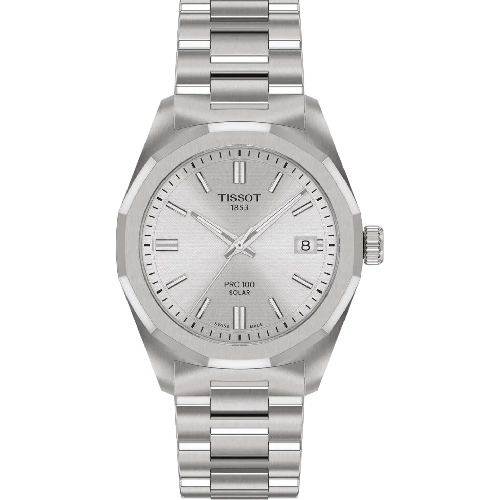 TISSOT T-Classic PRC 100 Solar Stainless Steel Bracelet
