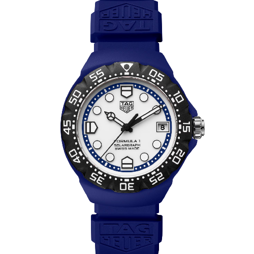TAG Heuer Formula 1 Solargraph  Solar Quartz, 38 mm, TH-Polylight Blue