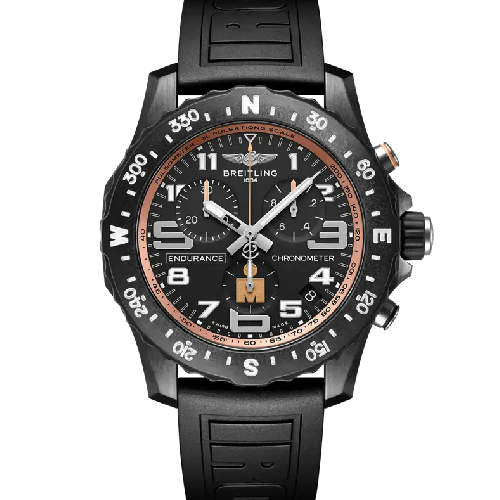 Breitling Professional Endurance Pro 44 IRONMAN® Finisher Black Rubber Strap