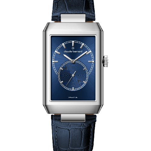 Claude Bernard Ora Vera Small Seconds Gents Blue Leather Strap