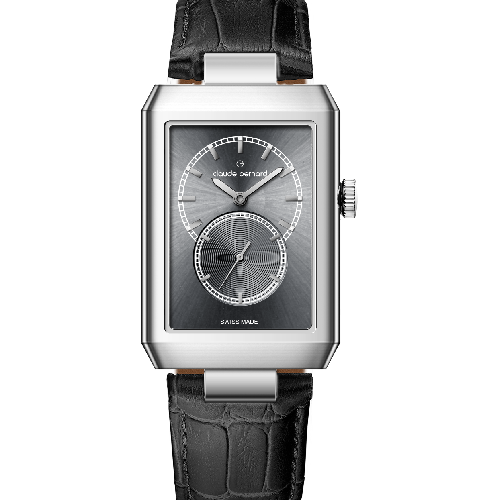 Claude Bernard Ora Vera Small Seconds Ladies Grey Leather Strap