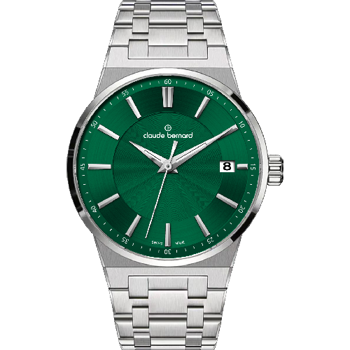 Claude Bernard Neo 1973 Date 30 Stainless Steel Bracelet