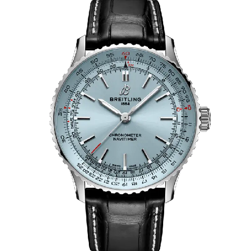 Breitling Navitimer Automatic 41 Black Leather Strap