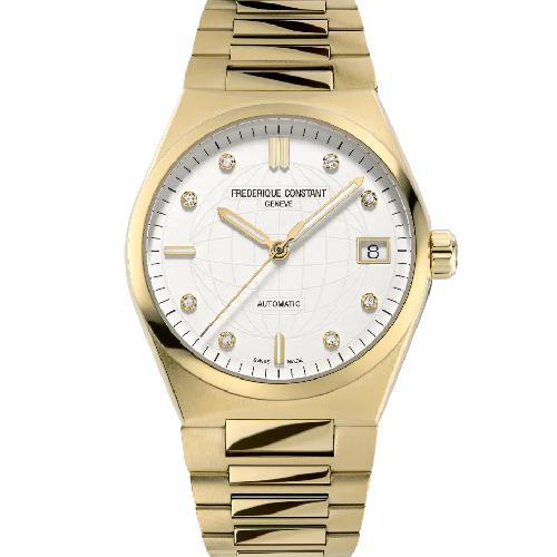 FREDERIQUE CONSTANT Highlife Ladies Automatic Gold Stainless Steel Bracelet