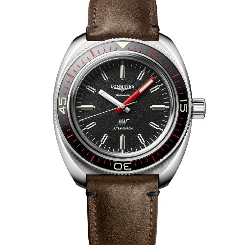 LONGINES Ultra-Chron Automatic Brown Leather Strap
