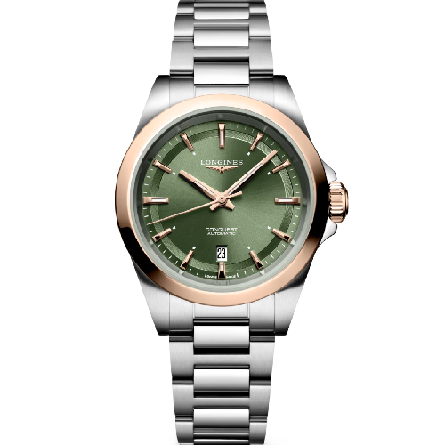 Longines Conquest Automatic Silver Stainless Steel Bracelet 30 mm