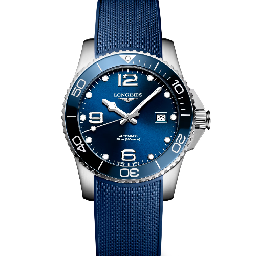 LONGINES HydroConquest Automatic Blue Rubber Strap 41 mm