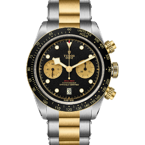TUDOR Black Bay Chrono Two Tone Stainless Steel Bracelet