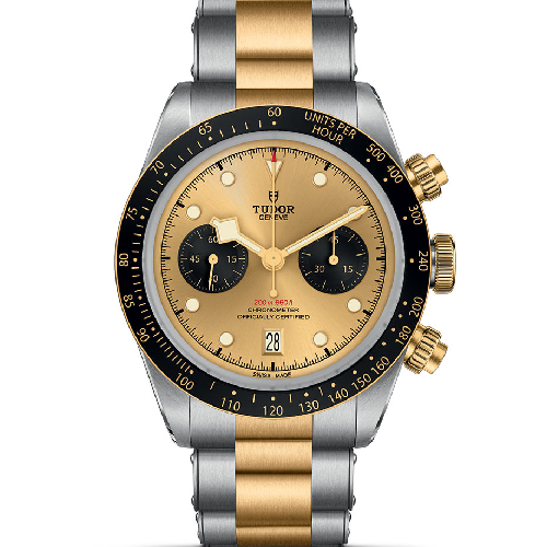 TUDOR Black Bay Chrono Two Tone Stainless Steel Bracelet