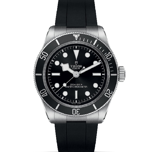 TUDOR Black Bay Black Rubber Strap