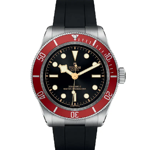 TUDOR Black Bay Black Rubber Strap