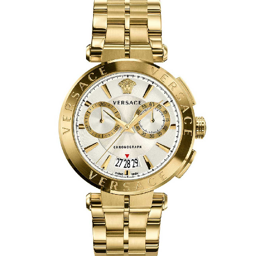 Versace Aion Chronograph Gold Stainless Steel Bracelet