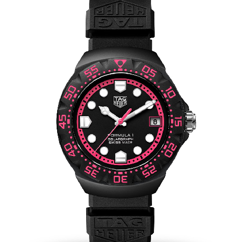 TAG Heuer Formula 1 Solargraph Solar Quartz, 38 mm, TH-Polylight Black