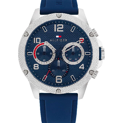 Tommy Hilfiger Sport Blue Rubber Strap