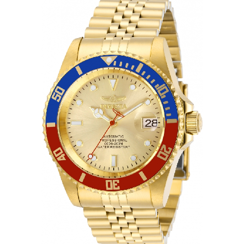 Invicta Pro Diver Automatic Gold Stainless Steel Bracelet